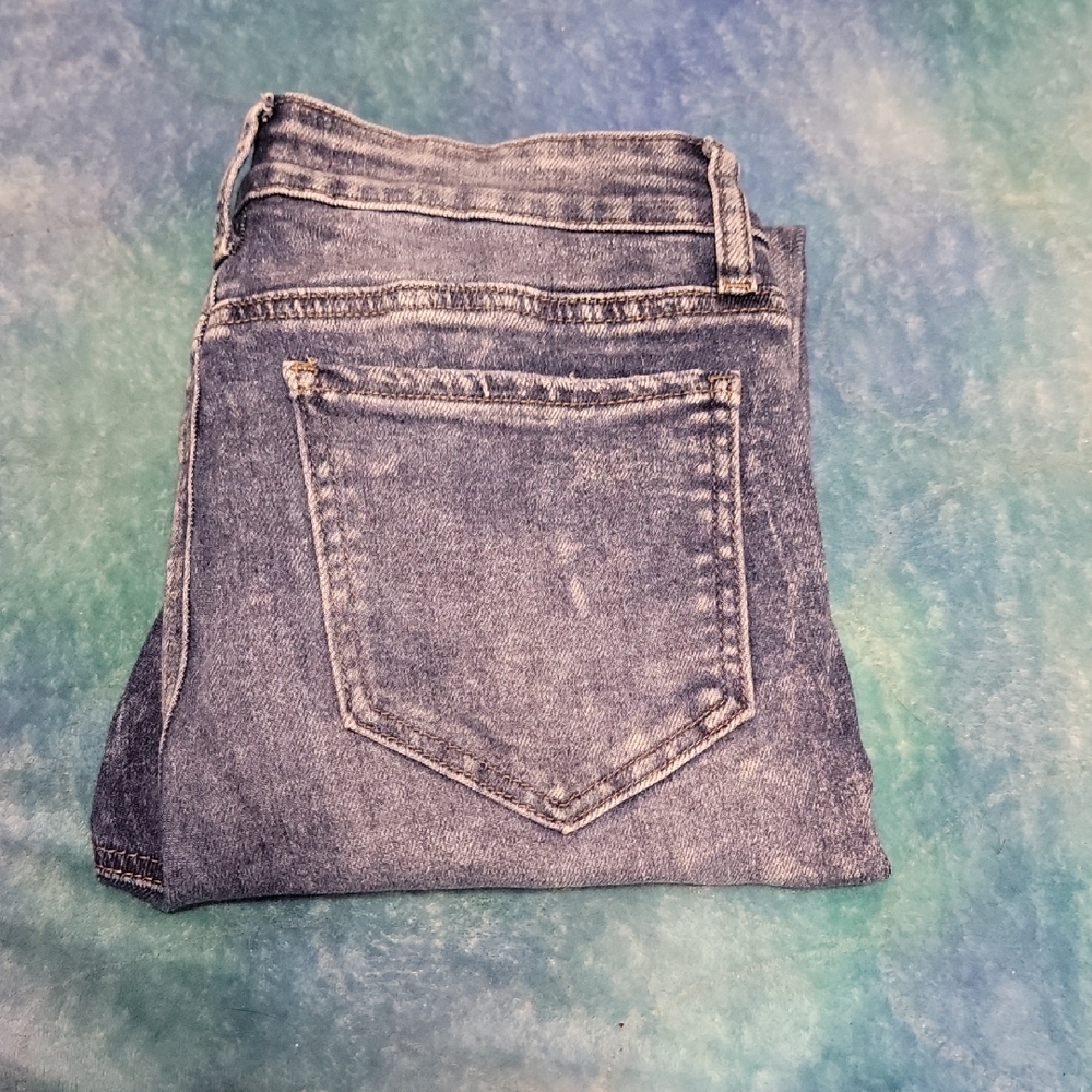 SO Women's Straight Leg Blue Jeans